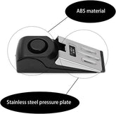 Anti-Theft Door Stop Alarm Adjustable Sensitivity Black